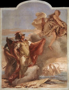 Polo Tableaux - Villa Valmarana Venus apparaissant sur Énée sur les rives de Carthage Giovanni Battista Tiepolo
